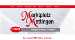 Desktop Screenshot of mm-mettingen.de