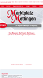 Mobile Screenshot of mm-mettingen.de
